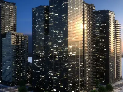 City Block Type B38 3D model