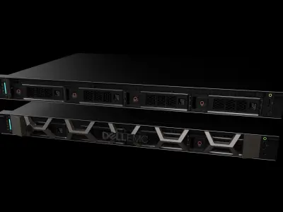 Data Server and Network Rack 3D model