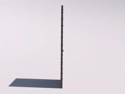 Wooden door 1 Low-poly 3D model purchase