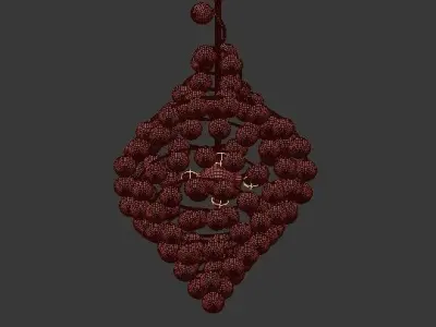 WANDERLUST ball chandelier 3D model