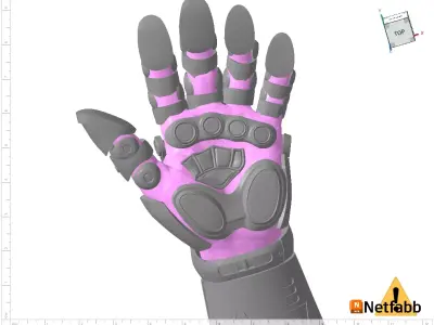 Starship Troopers Prosthetic Arm Cosplay Accessory 3D print model