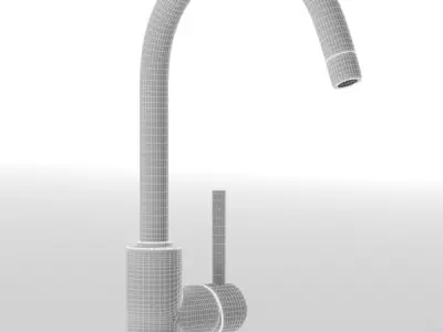 Faucet BLANCOMIDA Chrome VT 3D model