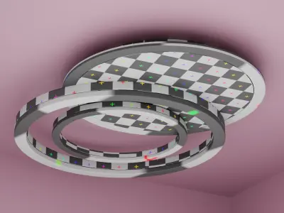 Modern lamp 3D model get
