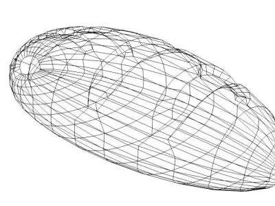 Bread - Frenchbread 3D model