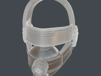 helmet high poly sculpt 3d printable ver 3 3D model 3D model