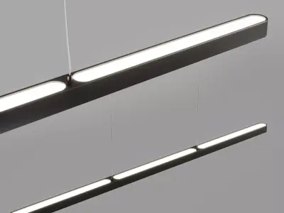 Paulmann Lento LED hanging light dimmable 3D model