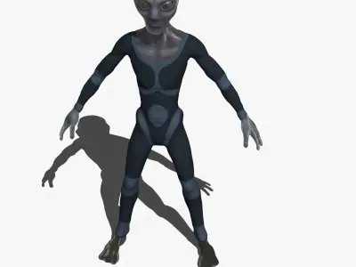 Grey Alien 3D model