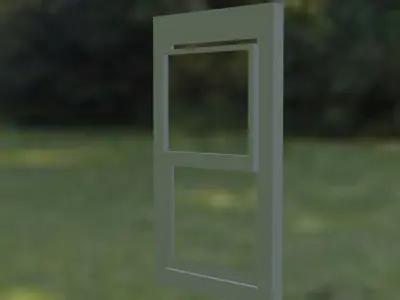 Free animated window Free 3D model