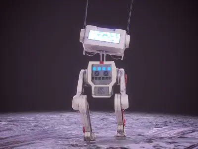 BD-1 Game Character -Ready To Rigg Low-poly 3D model