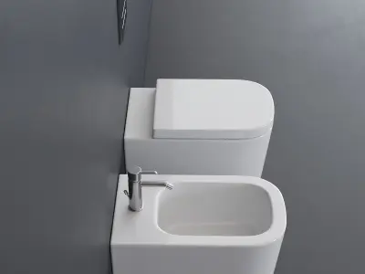 GALASSIA MEG11 Wall-Hung WC art 5411 art 5412 Low-poly 3D model