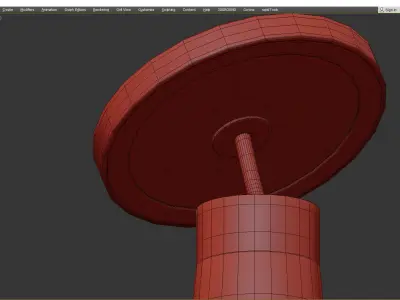 MYT004 Table Lamps Low-poly 3D model
