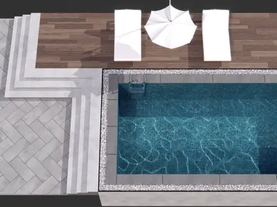 SWIMMING POOL NO91 A 3D model
