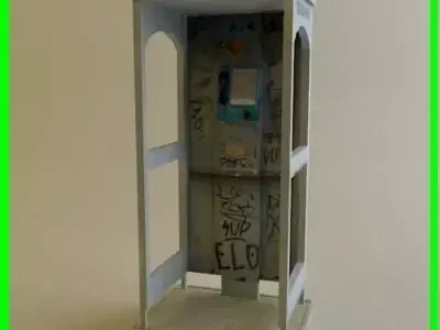 Telephone Booth 3D model