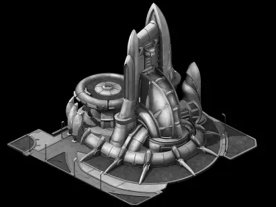 Future World - City Center 3D model