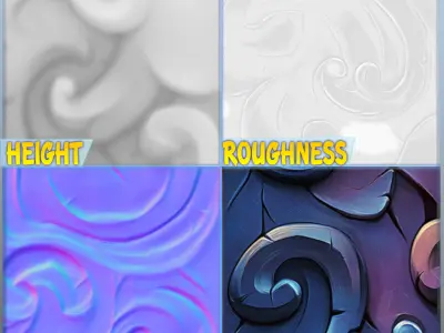 Stylized Wall Seamless Texture Texture 77