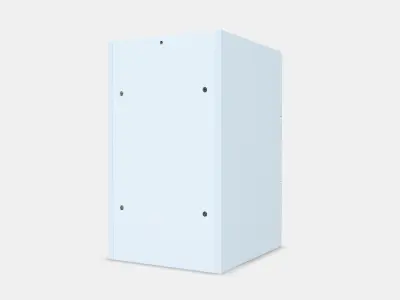 NORDLI Modular chest of 3 drawers Low-poly 3D model