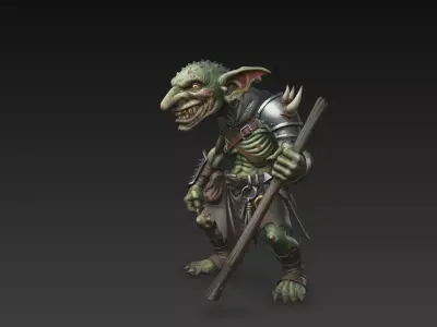 figura de fantasia duende  3D print model