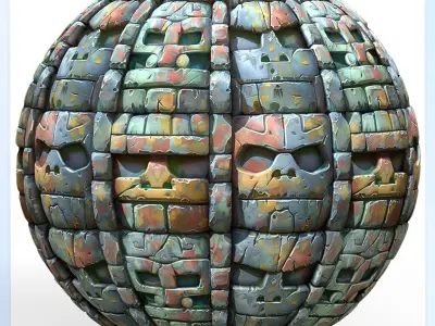 Stylized Wall Seamless Texture Texture 50