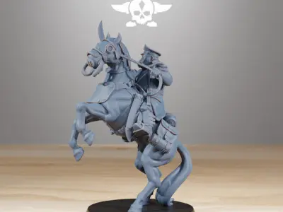 GrimGuard Cavalry Captain  3D print model
