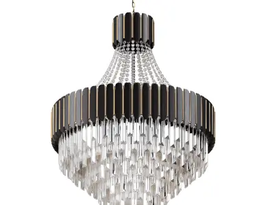 LOGAN CRYSTAL CHANDELIER Low-poly 3D model