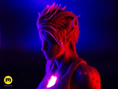 Karlach Bust - Baldurs Gate 3D print model