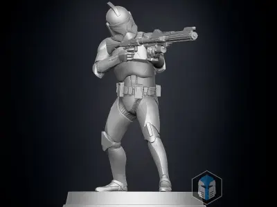 Clone Trooper Figurines - Defenders 3D print model