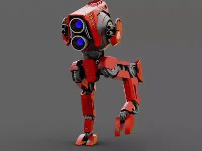 Battle Droid  rigged character 3D model
