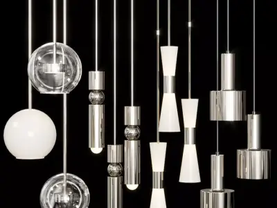 Pendant set 002 3D model