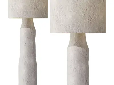 Serax White Earth Floor Lamp 3D model