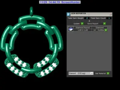 Pendant P103 3D Print Model 3D print model