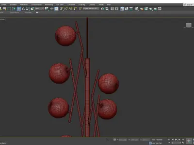 Alurria LED Foyer Chandelier Low-poly 3D model