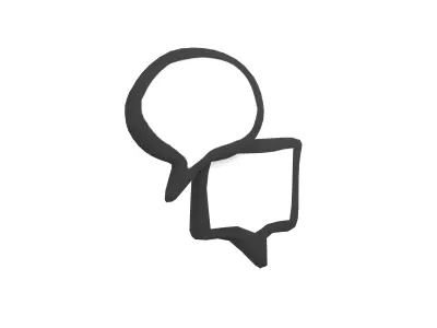 Speech Balloon v18 001 Low-poly 3D model