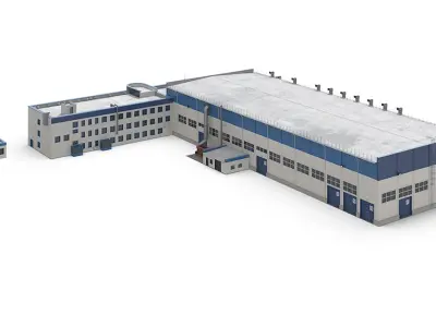  Main UralSpetsTrans Facility Building Rigged 