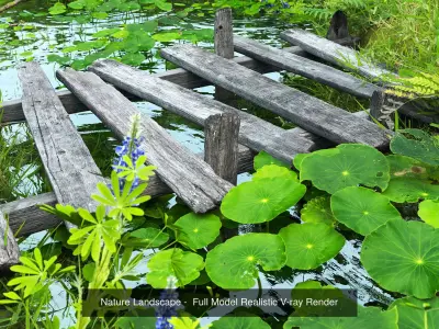 Landscape for Vray - Sketchup 3D Model Pack