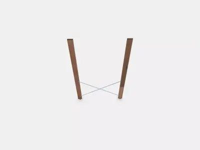 TORDH Post outdoor Low-poly 3D model