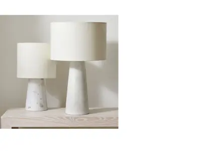 Foundational Marble Table Lamp 3D model