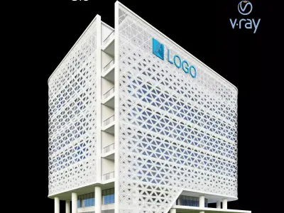 Modern Office Building 006 3D model