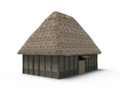 Medieval Hut 3D model