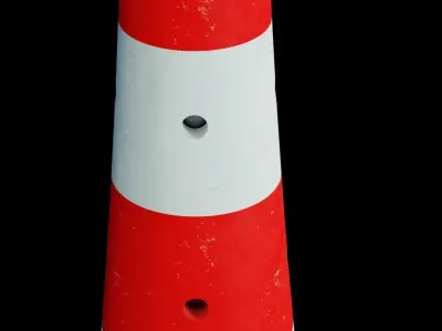 Lighthouse 3D model PBR materials 4K Low-poly 3D model