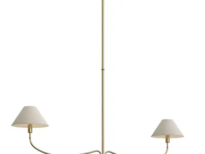 Griffin Grande Linear Chandelier 3D model