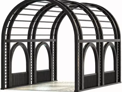 Walk Way Shade 02 3D model