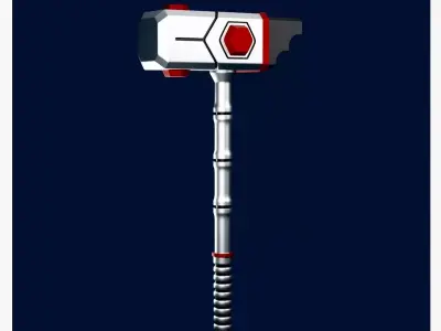 Sci Fi Hammer 05 3D print model