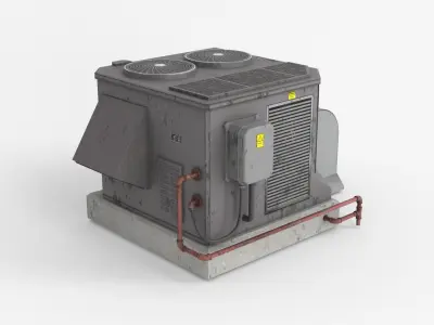Rooftop Air Conditioner 3D model
