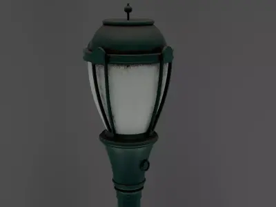 Street Light Low-poly 3D model
