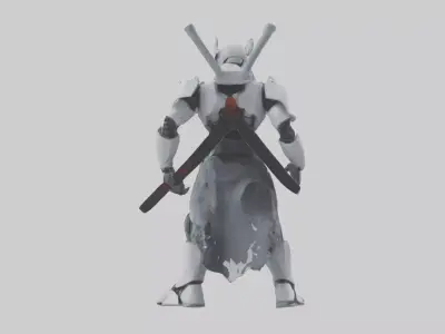Robot version of a ninja model 3D model