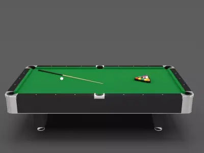 8 Ball Pool Table 3D model