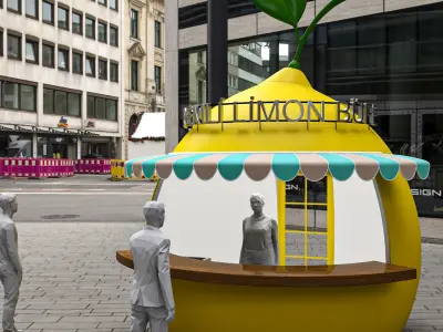 LiMON STAND Low-poly 3D model