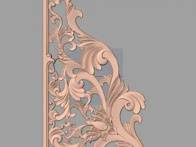 Artcam Aspire 3D relief models STL Files used for CNC E578 3D model