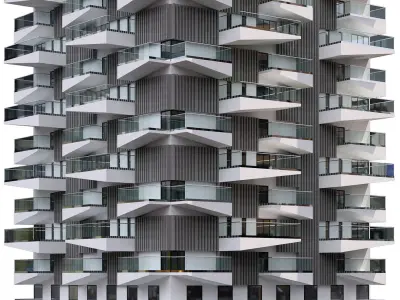 RESIDENTIAL BUILDING NO15 A 3D model