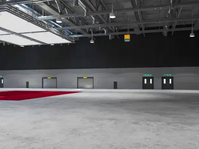 Exhibition Hall 20 interior 3D model